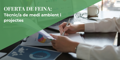 Oferta de Feina: Busquem Personal Medi Ambient i Projectes. Suma’t a l’equip de Solidança!