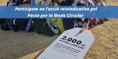 Participem en la construcció del símbol del Pacte per la Moda Circular amb 2 tones de roba