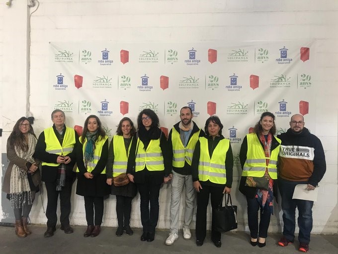 Representants de vuit països venen a conèixer les tasques socials i formatives de Solidança