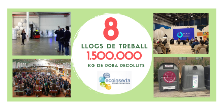 Un any creant llocs de treball a Madrid gràcies al residu tèxtil
