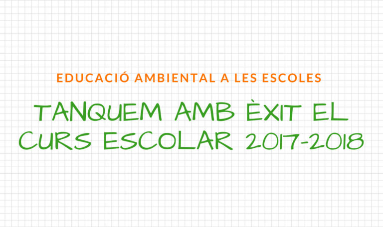  Tanquem amb èxit el curs escolar 2017-2018 amb un total de 1.266 alumnes sensibilitzats a través de les campanyes d’educació ambiental Roba Amiga