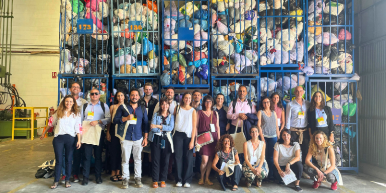 La Conferència internacional de JUST2CE visita les instal·lacions de Solidança com a referent en l’acció socioambiental i l’Economia Circular