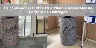 Els contenidors Circutex arriben als centres escolars de Corbera de Llobregat