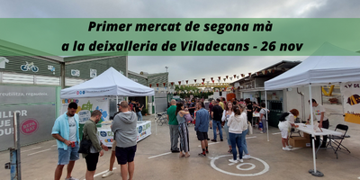 Primer Mercat d’articles de segona mà amb participació ciutadana a la Deixalleria de Viladecans