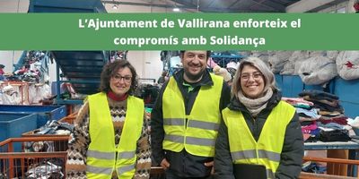 L’Ajuntament de Vallirana enforteix el compromís amb Solidança
