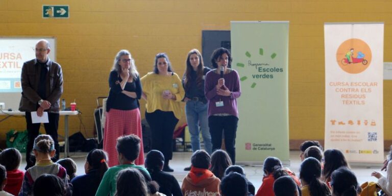 2,5 toneladas de residuos textiles recogidas durante las Carreras Escolares Colaborativas contra los Residuos Textiles