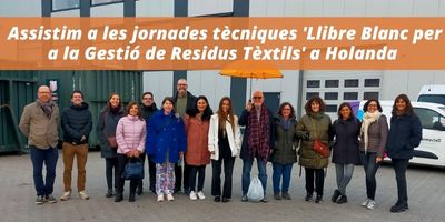 Solidança viatja a Holanda per conèixer noves pràctiques en la gestió de residus tèxtils