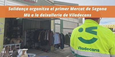 Solidança organitza el primer mercat de segona mà a la deixalleria de Viladecans