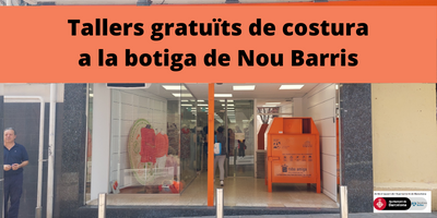 Tallers de costura GRATUÏTS a la botiga de Nou Barris