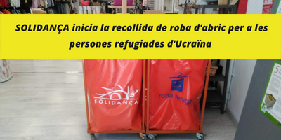 Solidança amb les persones refugiades del poble ucraïnès. Iniciem la recol·lecta de roba d’abric, mantes i sacs de dormir