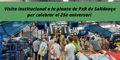 Rebem la visita institucional per celebrar el 25è aniversari de Solidança