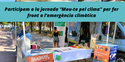 Participem a la jornada Mou-te pel clima per fer front a l’emergència climàtica
