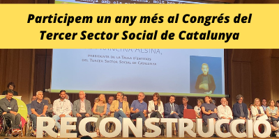 Participem un any més al Congrés del Tercer Sector Social de Catalunya