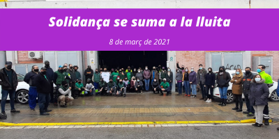 Solidança se suma a la lluita per la igualtat de la dona en motiu del 8 de març