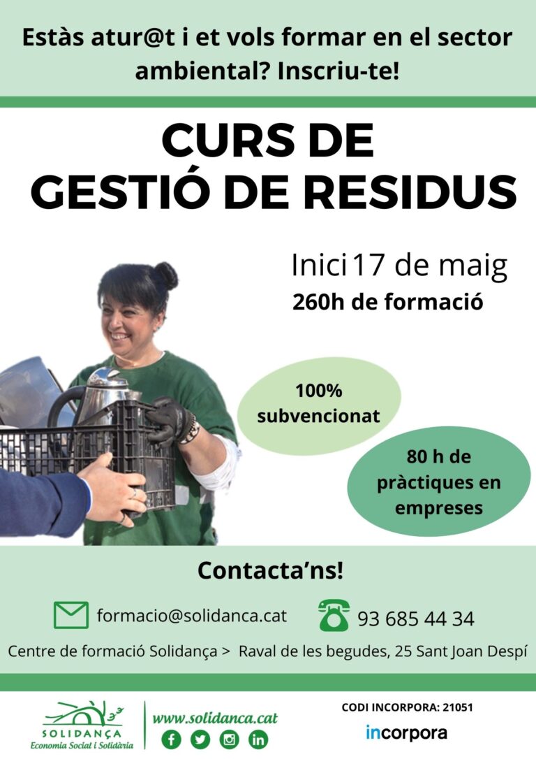 Ya somos Fundación! La Asociación Solidança por la Recuperación Integral, Social y Laboral se transforma en Fundación Solidança