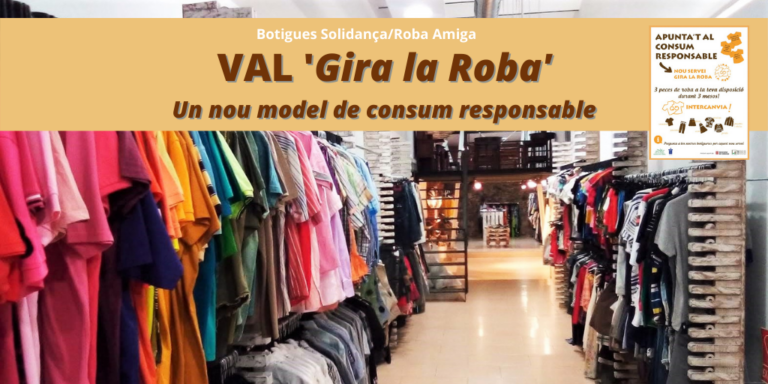 Descobreix el nou model de consum responsable a la nova botiga Solidança/Roba Amiga de Barcelona