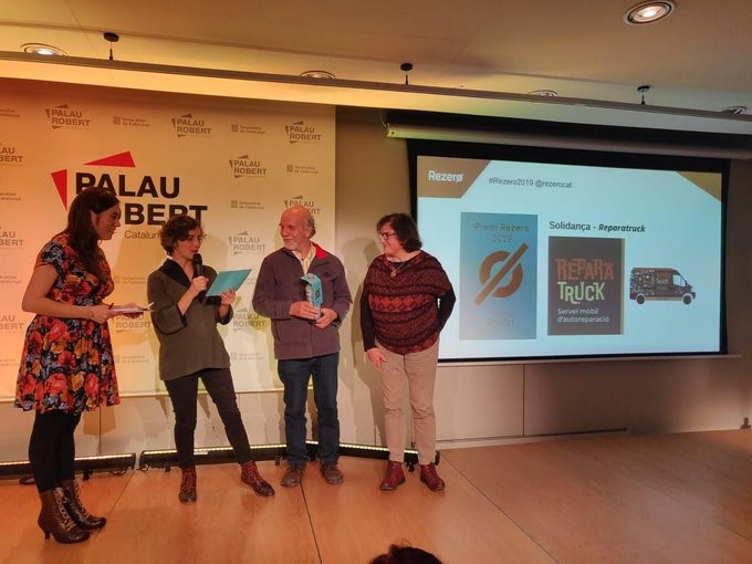 El projecte ‘ReparaTruck’ rep el Premi Rezero 2019 a la millor iniciativa en prevenció de residus