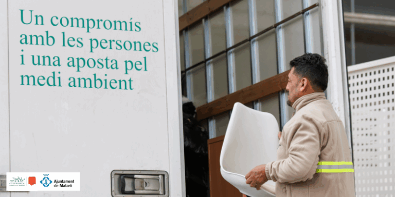 1.460 toneladas de residuos voluminosos se han recogido en Mataró en el cuarto año del servicio a domicilio impulsado por Solidança