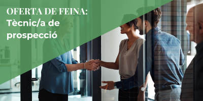 Oferta de treball: Personal tècnic de prospecció. Suma’t a l’equip de Solidança!