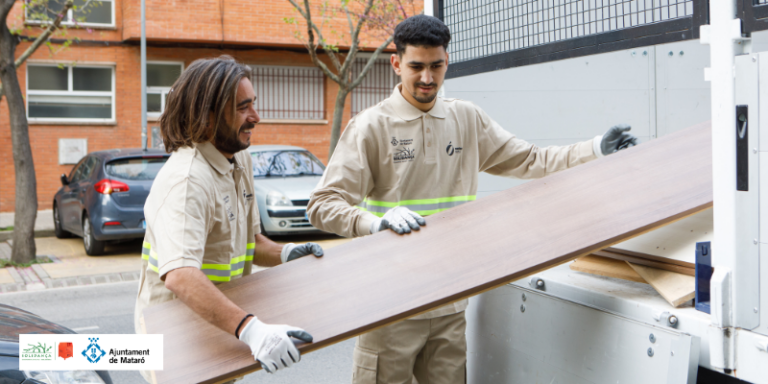 Balance 2025 del servicio de recogida de voluminosos de Solidança en Mataró