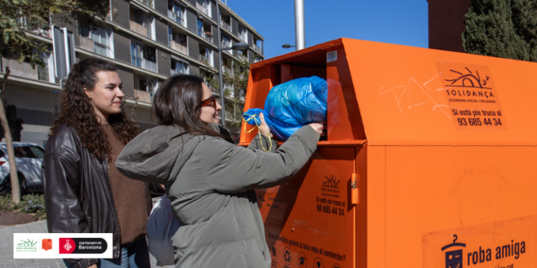 Barcelona reafirma su compromiso social y ambiental con Solidança / Roba Amiga 