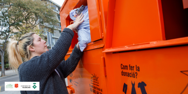 Viladecans reafirma el seu compromís social i ambiental amb Solidança / Roba Amiga